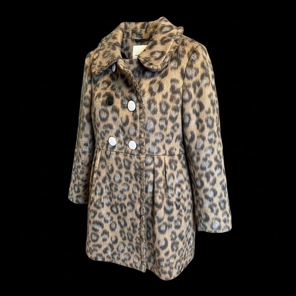 Kate Spade Size 12 Leopard Print Women's Coat